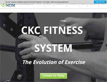 Tablet Screenshot of ckcfitness.com
